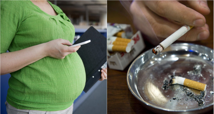 Gravid, Skadligt, Cigaretter, Graviditet, Tobak